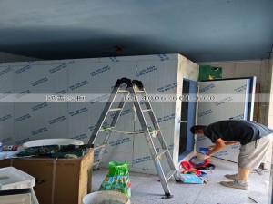 北京20立方的小型蔬菜保鮮冷庫安裝案例